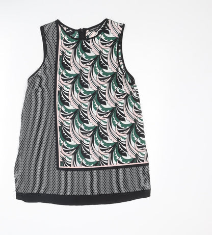 Womens UK Size 10 Warehouse Multicoloured Basic Tank