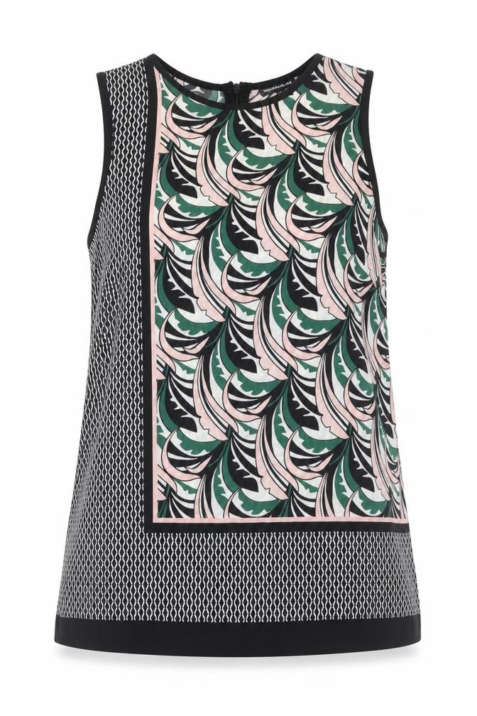 Womens UK Size 10 Warehouse Multicoloured Basic Tank