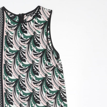 Womens UK Size 10 Warehouse Multicoloured Basic Tank
