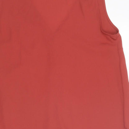 Womens UK Size 12 NEXT Red Basic Tank