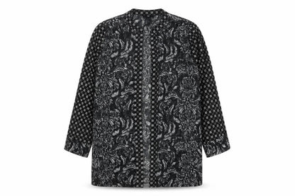 Womens UK Size 8 H&M Black Kimono Blouse