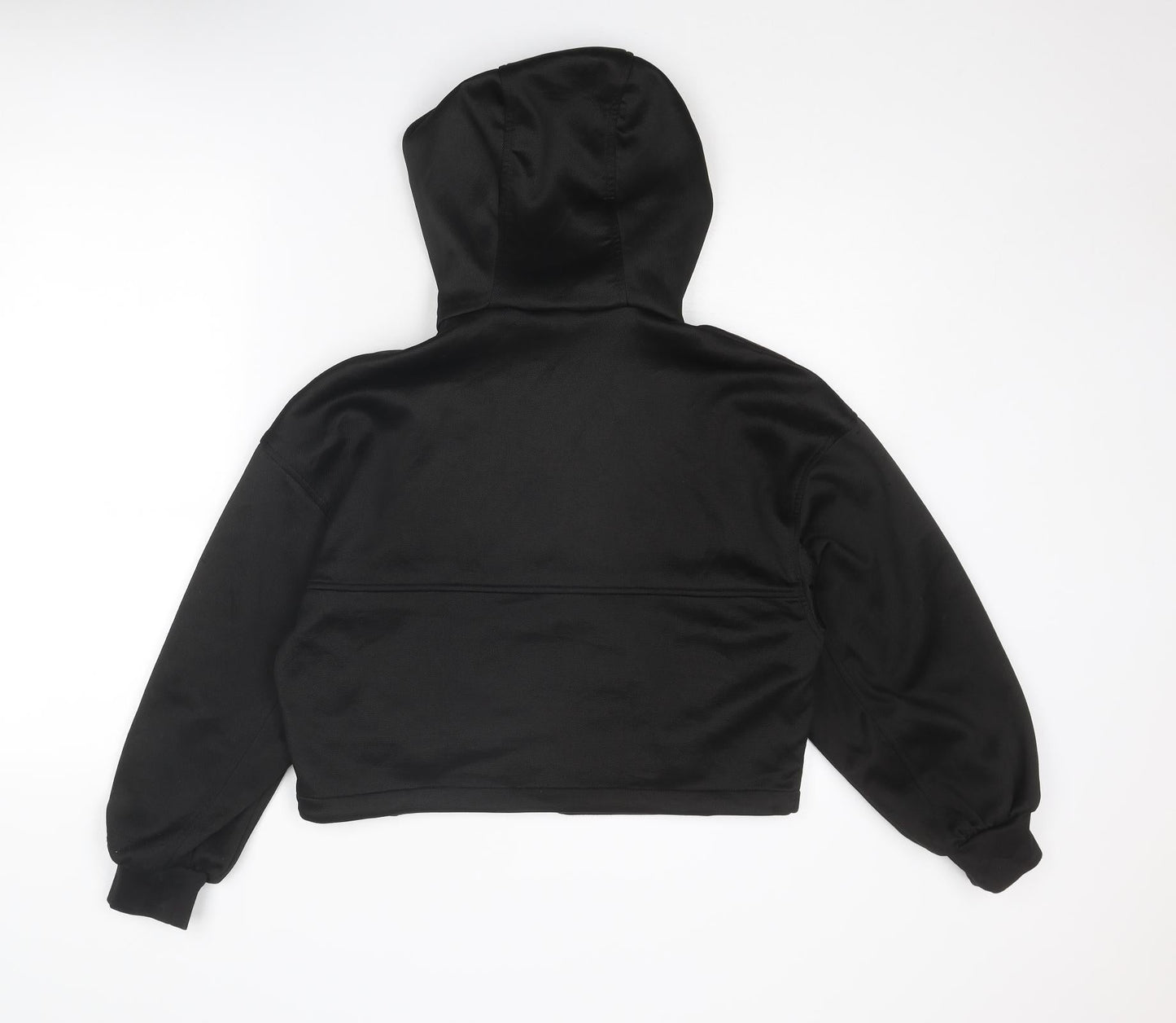Zara Womens Black Polyester Full Zip Hoodie Size XS Zip