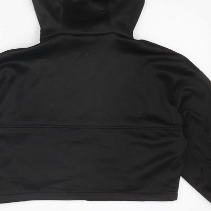 Zara Womens Black Polyester Full Zip Hoodie Size XS Zip