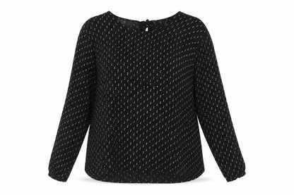 Womens UK Size M Masai Black Basic Blouse