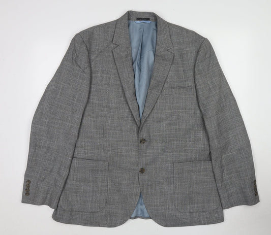 Mens UK Size 44 Marks and Spencer Regular Grey Suit Jacket