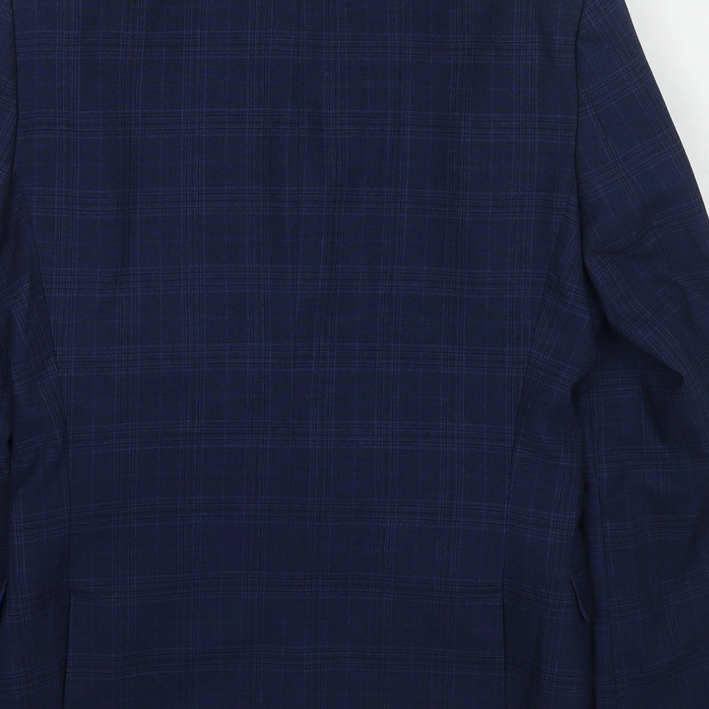 Mens UK Size 36 One Six 5ive Regular Blue Suit Jacket