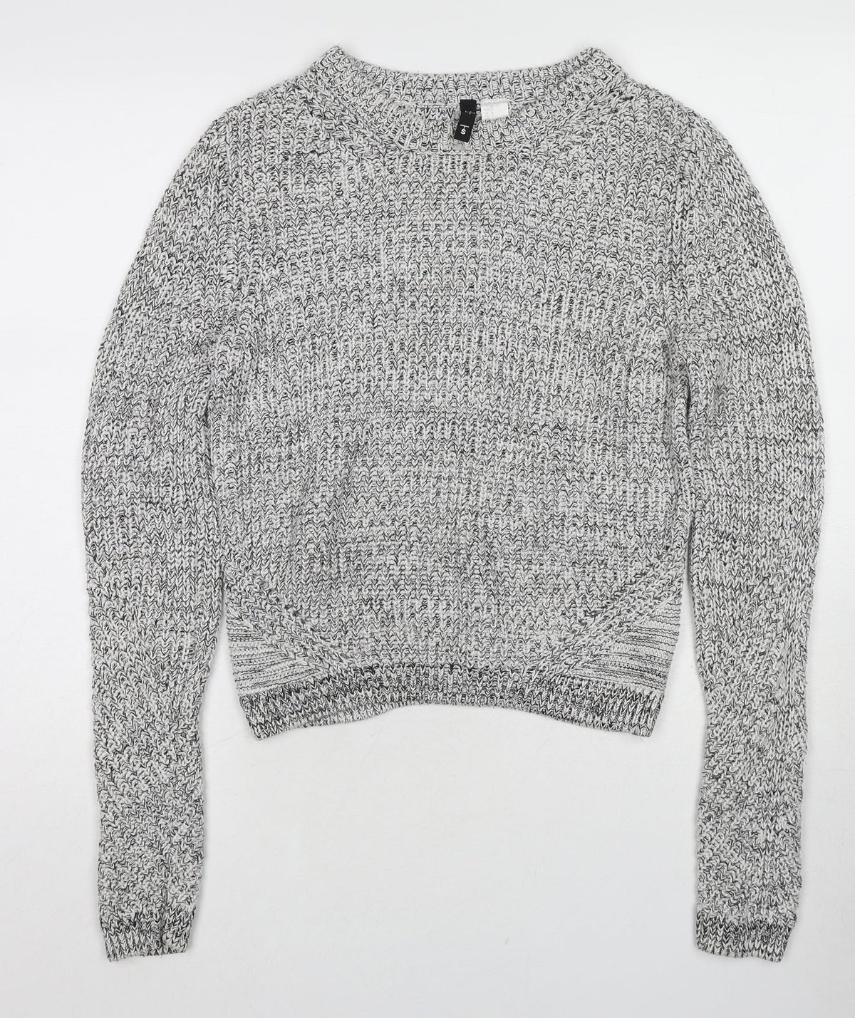 Womens UK Size S H&M Grey Pullover Jumper