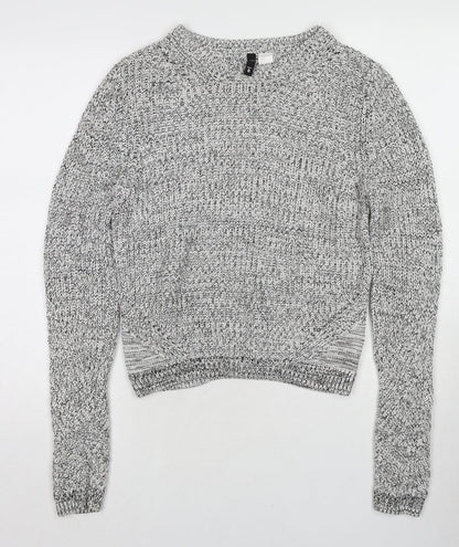 Womens UK Size S H&M Grey Pullover Jumper