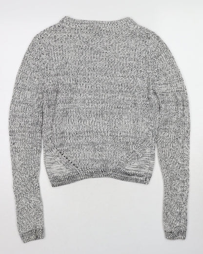 Womens UK Size S H&M Grey Pullover Jumper