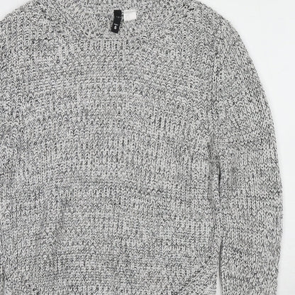 Womens UK Size S H&M Grey Pullover Jumper