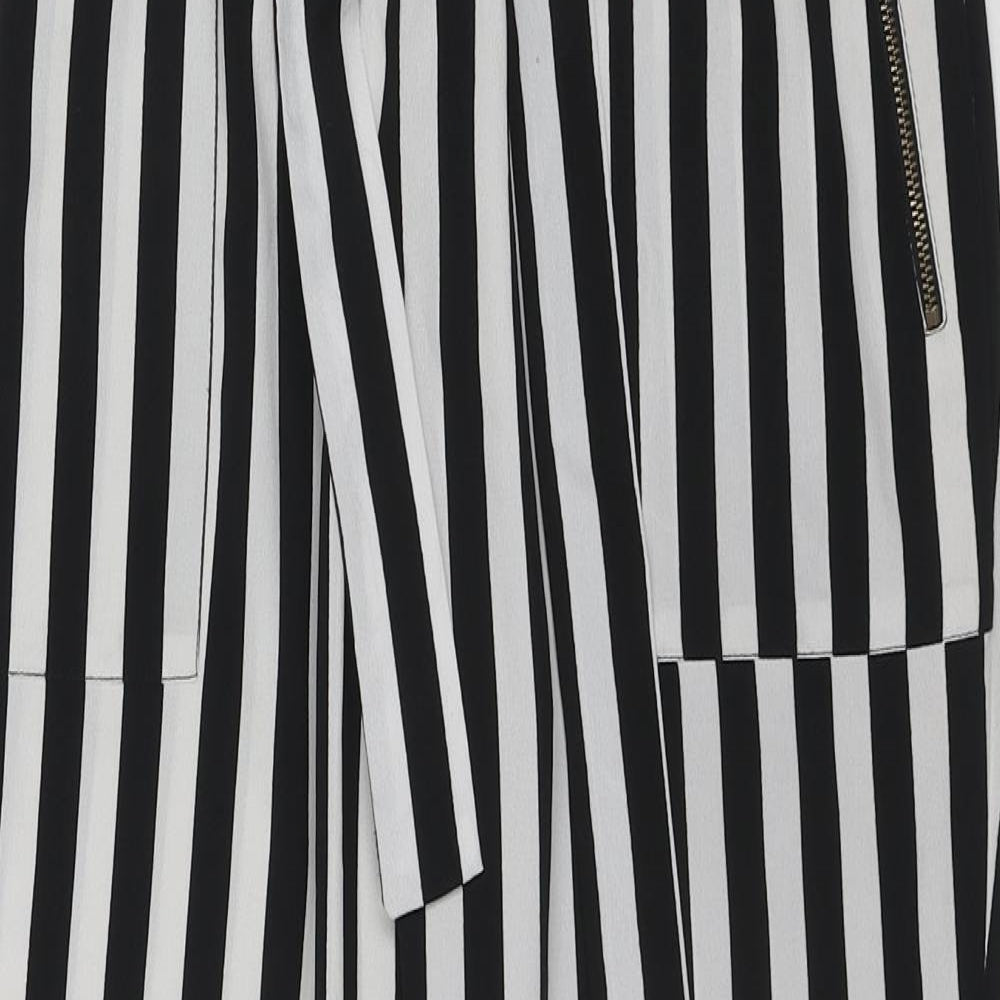 Womens UK Size M VERO MODA Regular Fit  Black Trousers