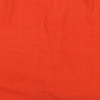 Womens UK Size L Zara Orange Basic Blouse