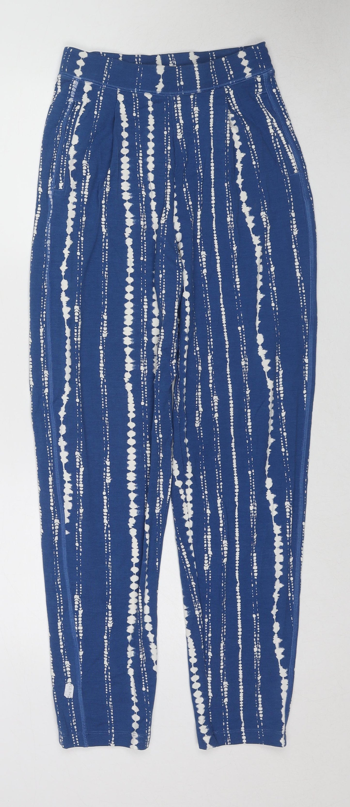 Womens UK Size 6 Marks and Spencer Regular Fit  Blue Trousers