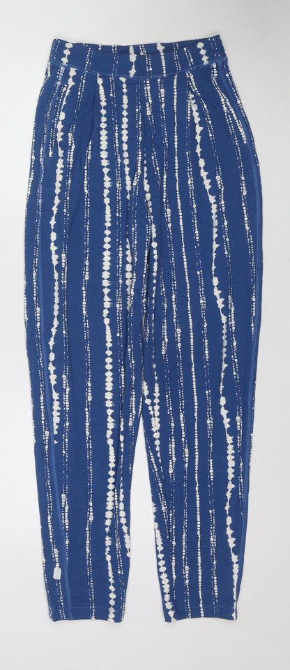 Womens UK Size 6 Marks and Spencer Regular Fit  Blue Trousers