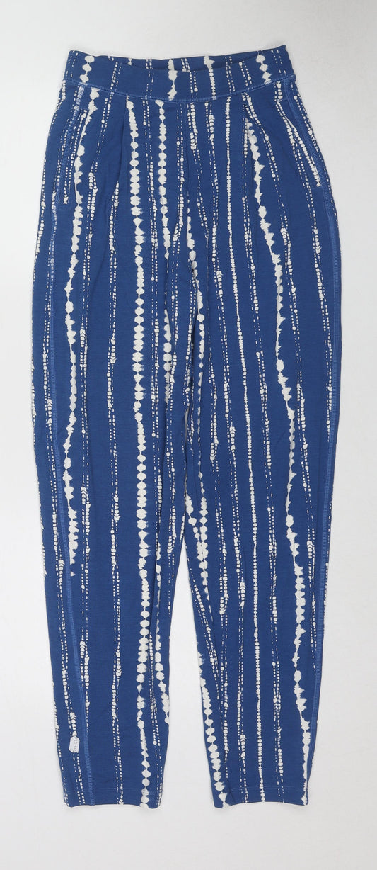 Womens UK Size 6 Marks and Spencer Regular Fit  Blue Trousers