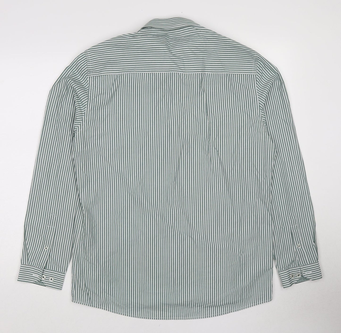 Womens UK Size 16 Dimensions Green Basic Button-Up