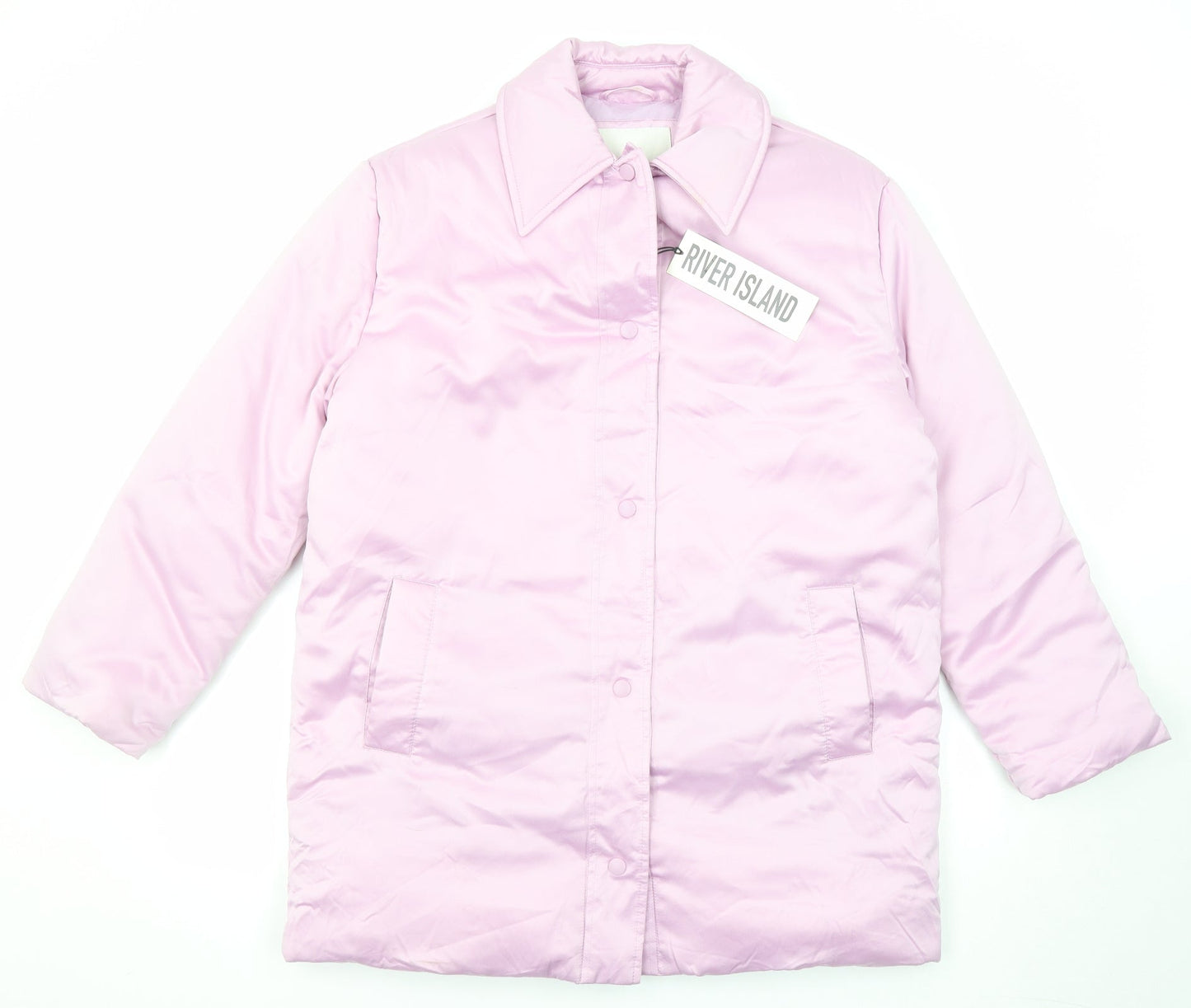 Womens UK Size S River Island Pink Jacket