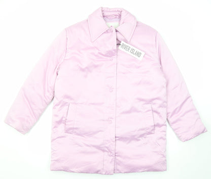 Womens UK Size S River Island Pink Jacket