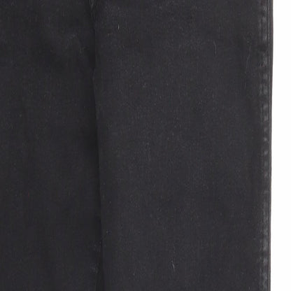 Womens UK Size 27 in H&M Regular Fit Skinny Black Jeans