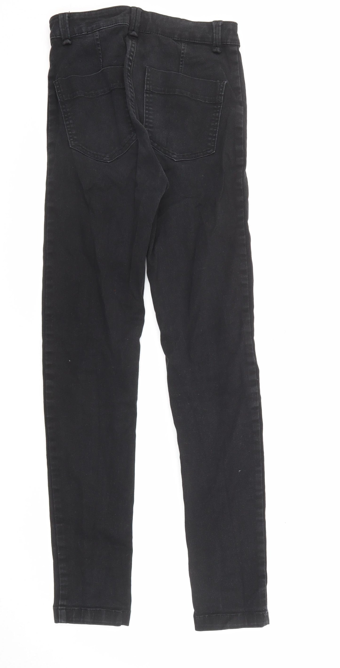 Womens UK Size 8 H&M Regular Fit Skinny Black Jeans