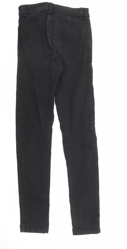 Womens UK Size 8 H&M Regular Fit Skinny Black Jeans