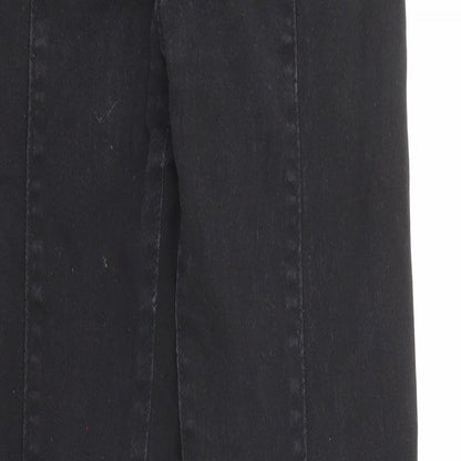 Womens UK Size 8 H&M Regular Fit Skinny Black Jeans