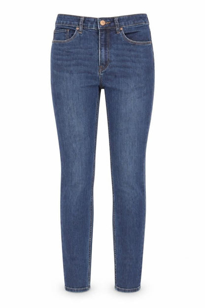 Womens UK Size 8 H&M Regular Fit Skinny Blue Jeans