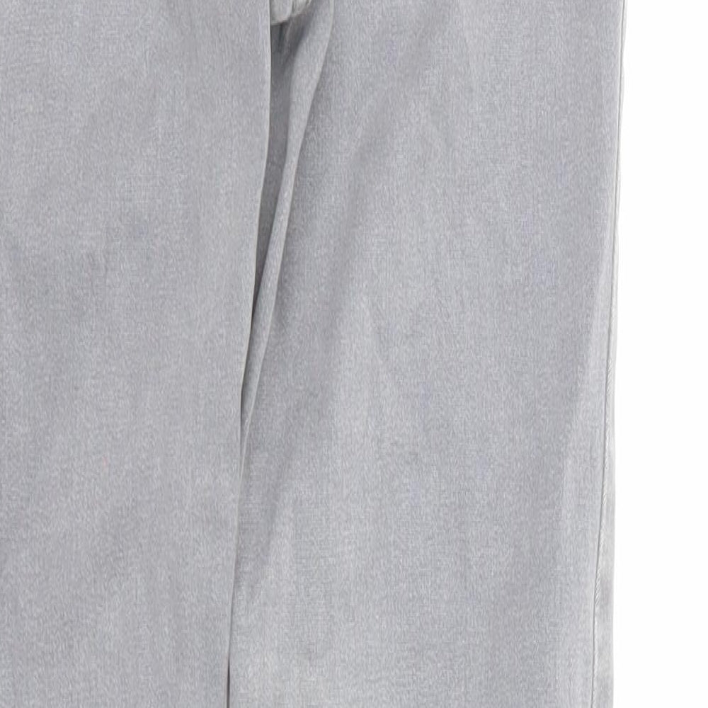 New Look Womens Grey Cotton Skinny Jeans Size 8 L28 in Regular Zip
