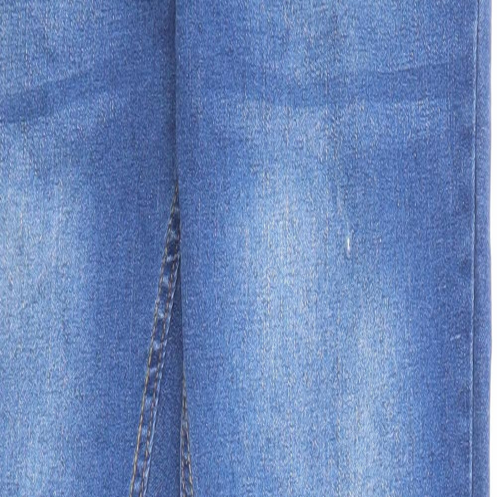 Cuidado Con El Perro Womens Blue Cotton Skinny Jeans Size 30 in L31 in Regular Zip