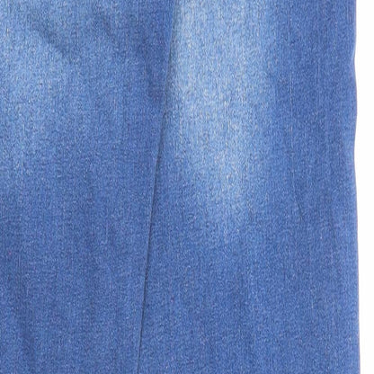 Cuidado Con El Perro Womens Blue Cotton Skinny Jeans Size 30 in L31 in Regular Zip