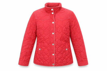 Womens UK Size 6 NEXT Red Quilted Coat