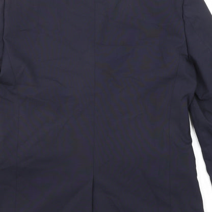ASOS Mens Blue Polyester Jacket Suit Jacket Size 40 Regular