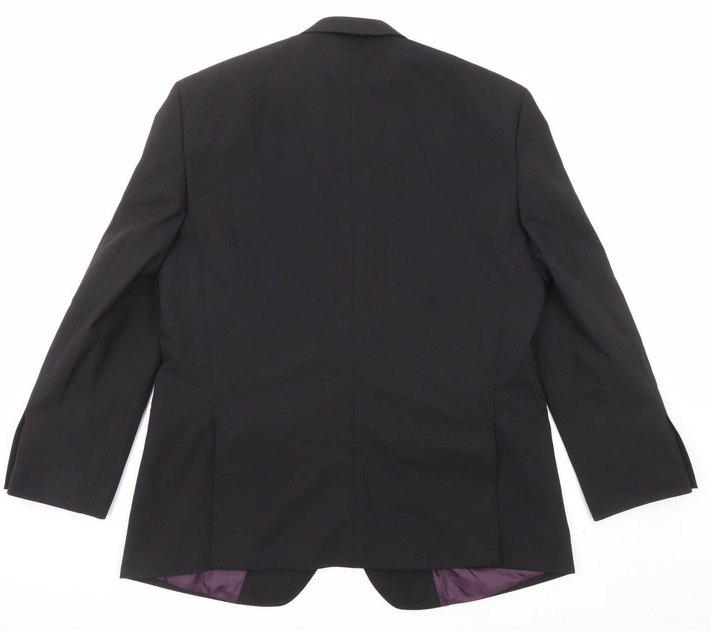 Mens UK Size 42 Greenwoods Regular Black Suit Jacket