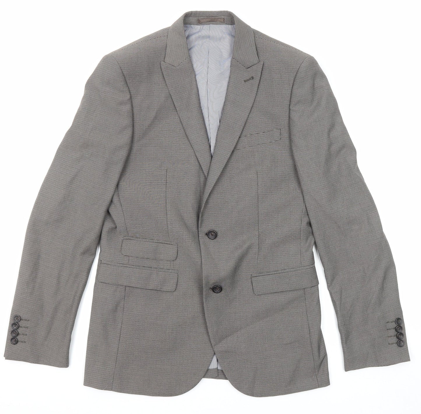Mens UK Size 38 NEXT Regular Grey Suit Jacket