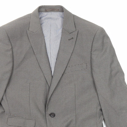 Mens UK Size 38 NEXT Regular Grey Suit Jacket