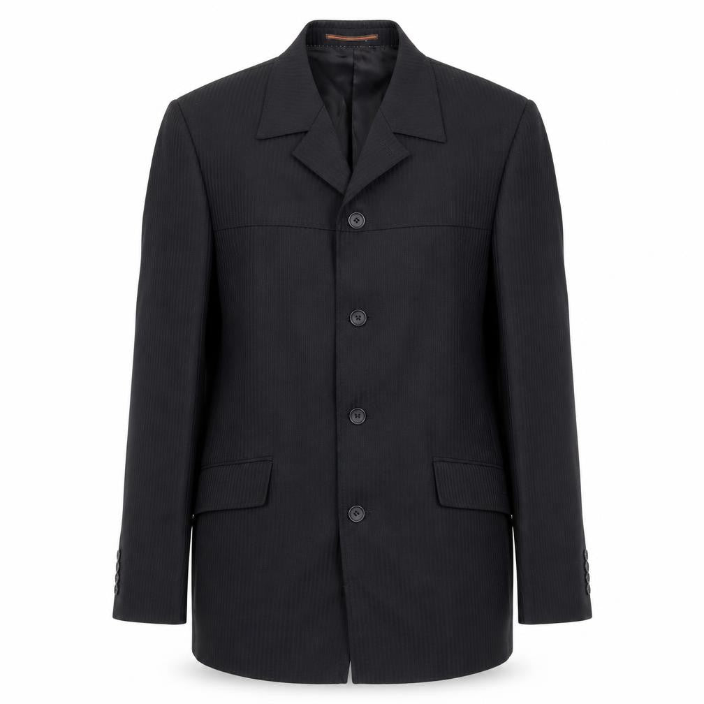 Mens UK Size 40 Topman Regular Black Suit Jacket