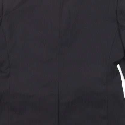 Mens UK Size 40 Topman Regular Black Suit Jacket