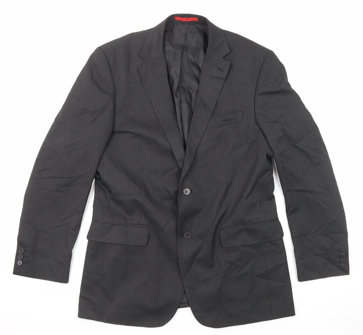 Mens UK Size 40 Burton Regular Black Suit Jacket
