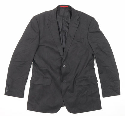 Mens UK Size 40 Burton Regular Black Suit Jacket