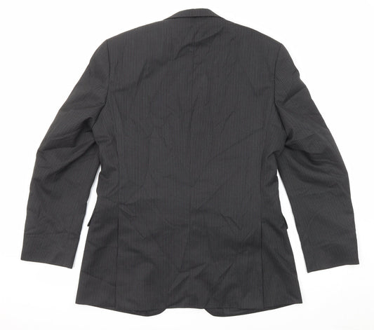 Mens UK Size 40 Burton Regular Black Suit Jacket