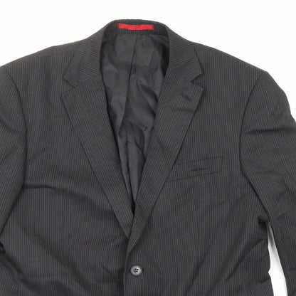 Mens UK Size 40 Burton Regular Black Suit Jacket