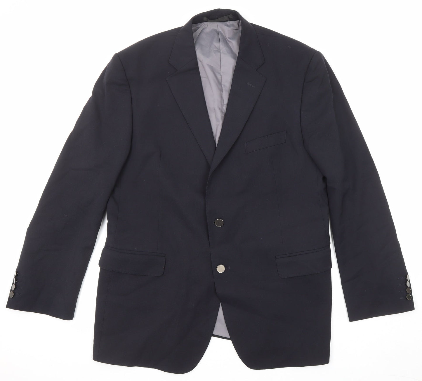 Mens UK Size 44 Marks and Spencer Regular Blue Suit Jacket