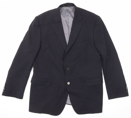 Mens UK Size 44 Marks and Spencer Regular Blue Suit Jacket