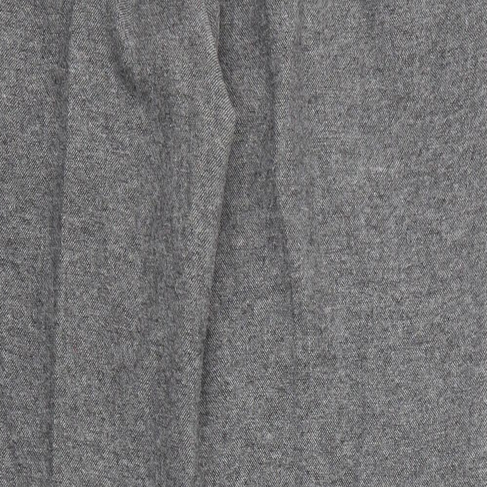 Skopes Mens Grey Polyester Dress Pants Trousers Size 36 in L30 in Regular Zip