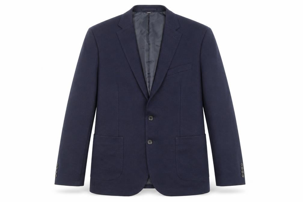Mens UK Size 42 Marks and Spencer Regular Blue Suit Jacket
