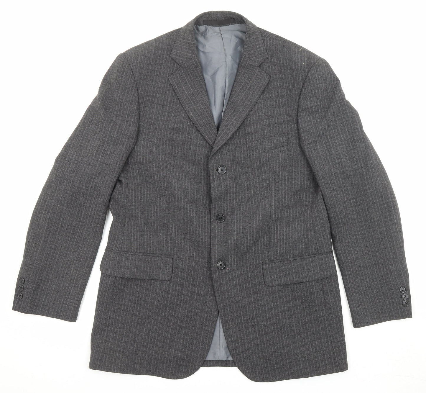 Mens UK Size 40 Marks and Spencer Regular Grey Suit Jacket