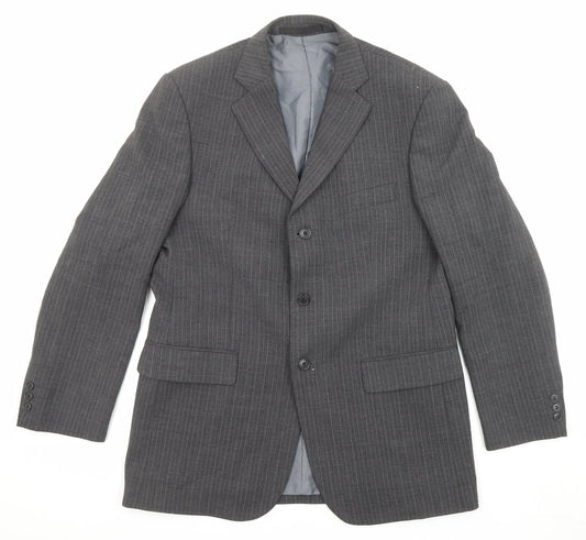 Mens UK Size 40 Marks and Spencer Regular Grey Suit Jacket