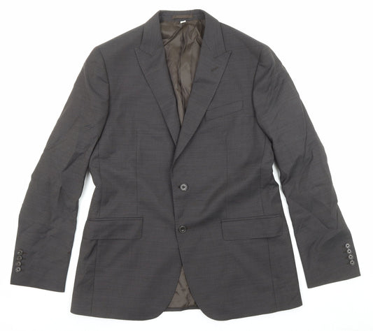 Mens UK Size 42 Marks and Spencer Regular Grey Suit Jacket
