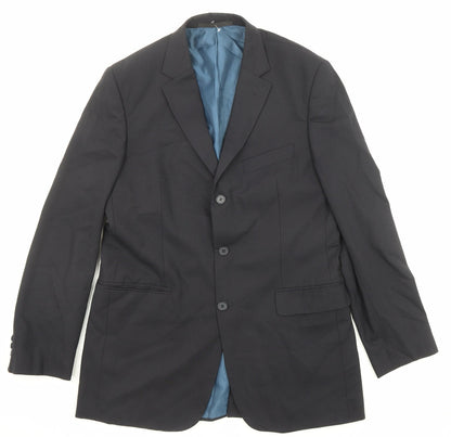 Mens UK Size 40 Marks and Spencer Regular Black Suit Jacket