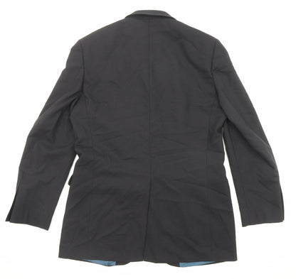 Mens UK Size 40 Marks and Spencer Regular Black Suit Jacket